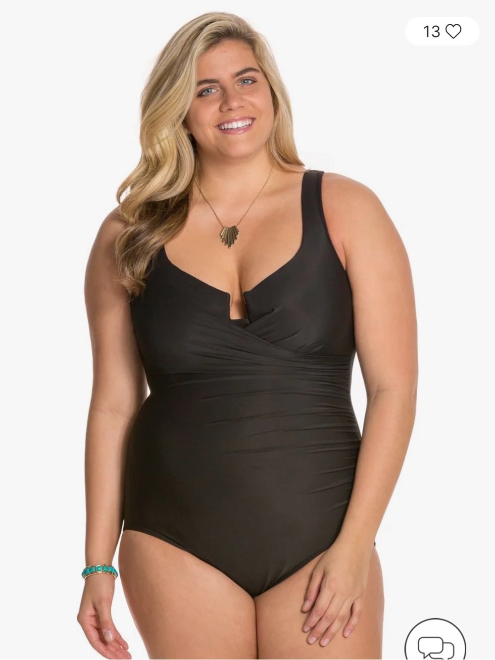 NWT Miraclesuit Must Haves Escape One Piece Swimsuit (size 16) - Picture 2 of 11